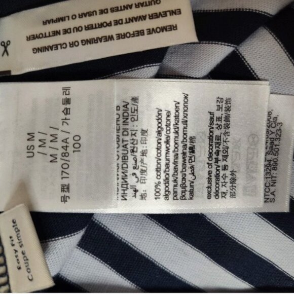 Calvin Klein Monogram Men's Stripe Relaxed T-shirt Size Medium - Picture 7 of 11